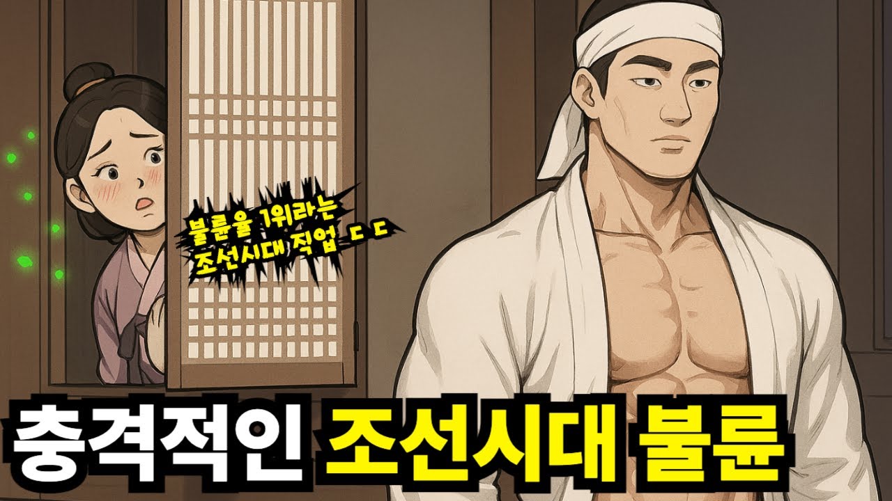 조선시대 불륜 1위라는 충격적인 직업