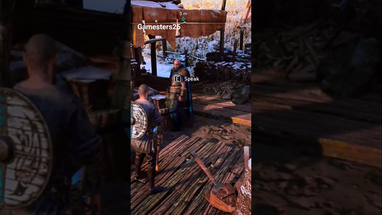 is that your father's axe? #shorts #trending #assassinscreedvalhalla #assassinscreed #gaming #viral