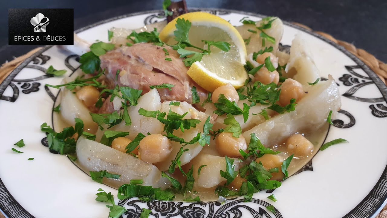 وصفة جزائرية تقليدية بطاطا ترفاس مرقة بيضاء /Batata Terfas (Topinambour)