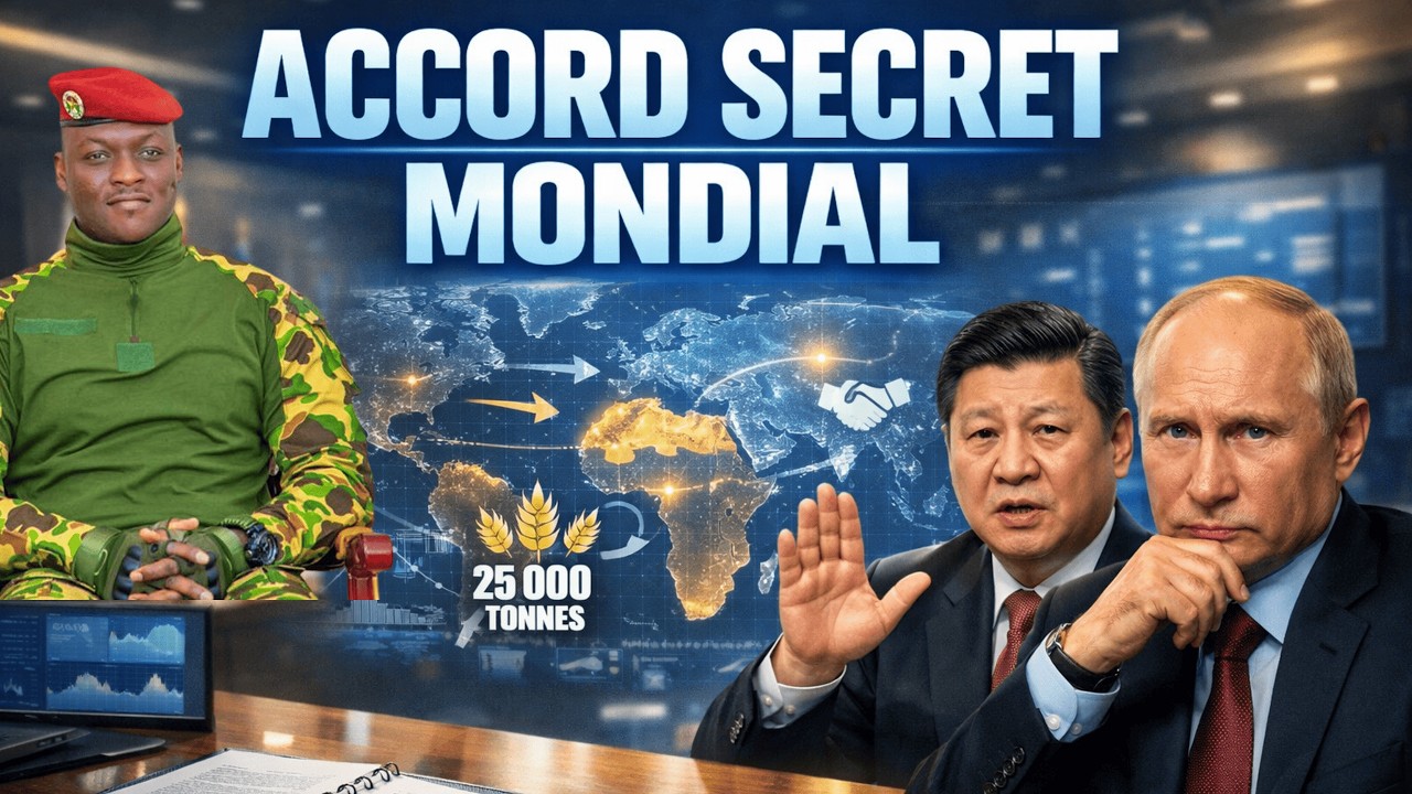 Ibrahim Traoré : 25 000 tonnes révélées, accord secret choc pour l’équilibre mondial