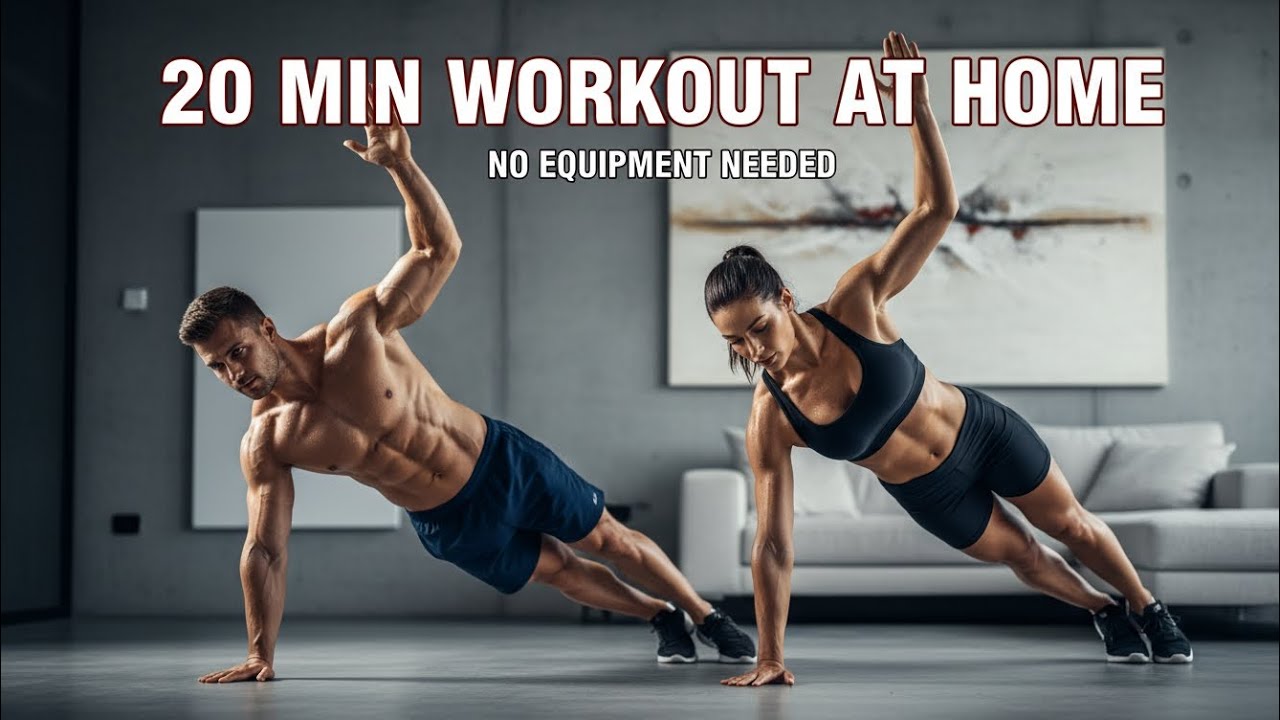 20 Minute Full Body Workout at Home | No Equipment Needed
