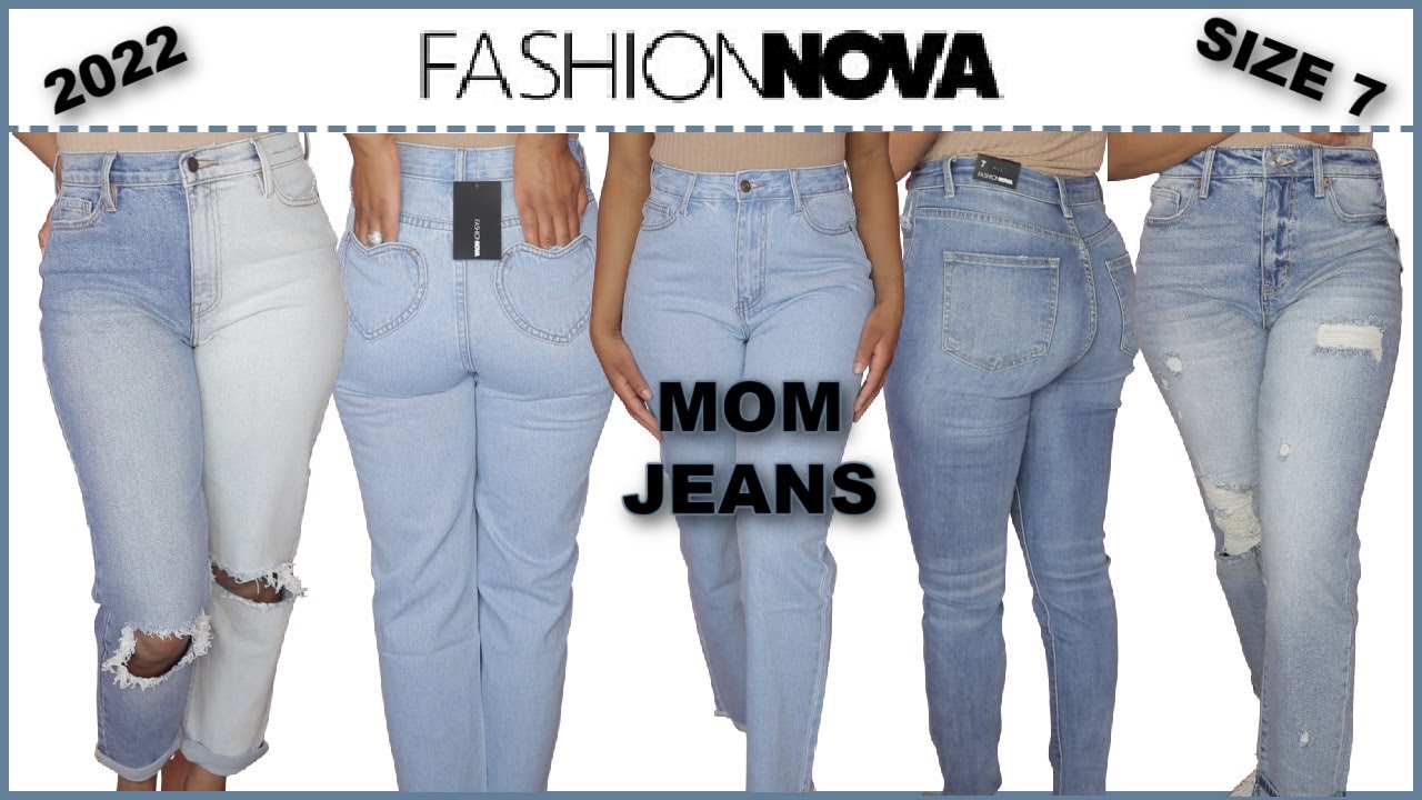 Mom Jeans (Size 7) | Fashion Nova Try On Haul | April 2022