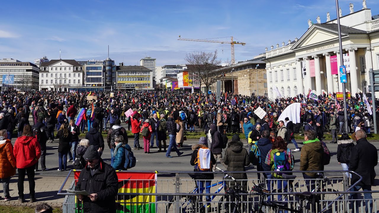 Kassel Demo + Gegendemo, 20.3.2021