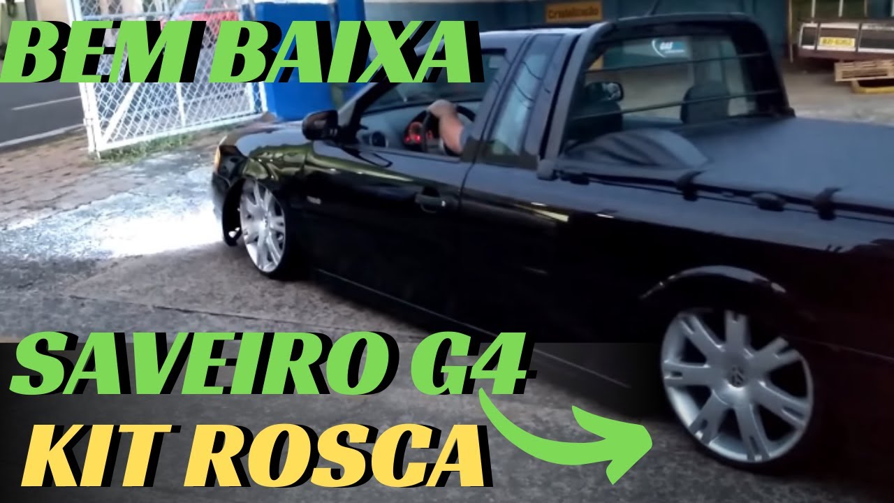 Saveiro G4 Kit Rosca Slim Bem Baixa - Gasnag Suspensões
