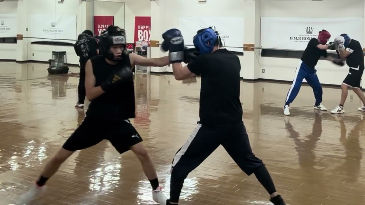 高田塾クラブザボクシング初級編中級編・最後のスパーは、もはや上級編！￼