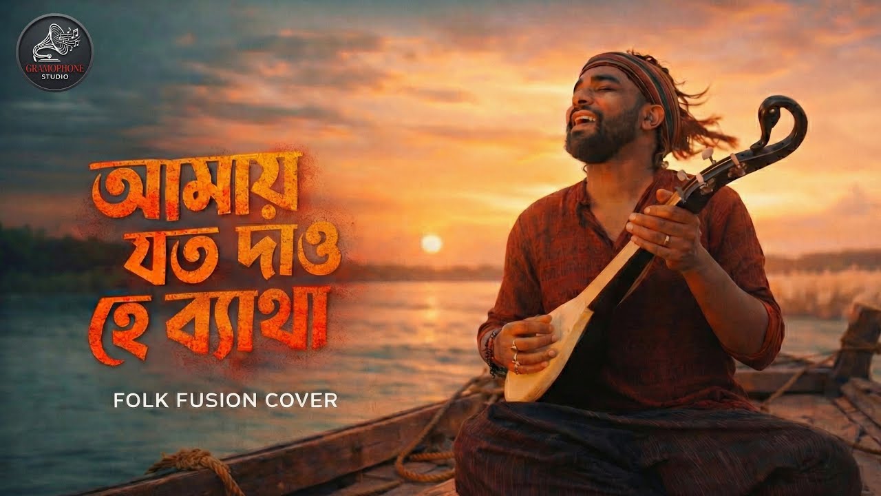 Amay Joto Dao He Byatha - Alauddin Bayati |  Folk Fusion by Arkadeep Sen | Gramophone Studio