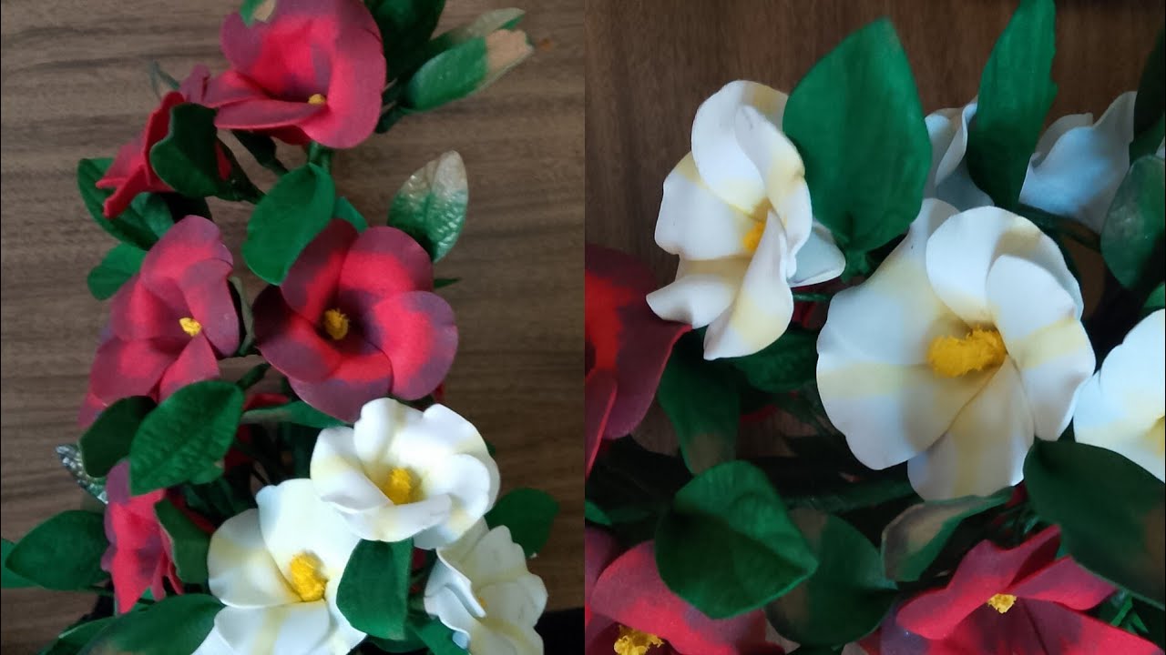 Flor de vinagreira em e.v.a sem frisadores!!