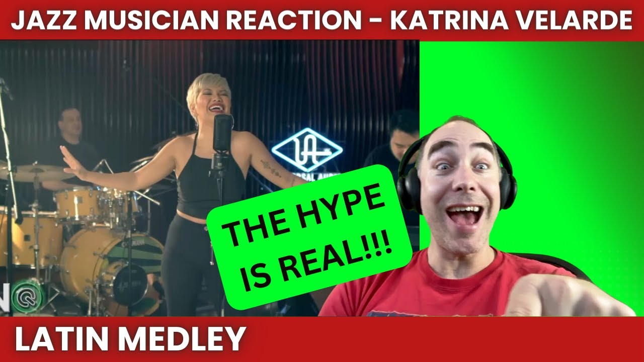 OMG!!!  Latin Dancer / Jazz Musician Reaction [Katrina Velarde Reaction to Latin Medley]