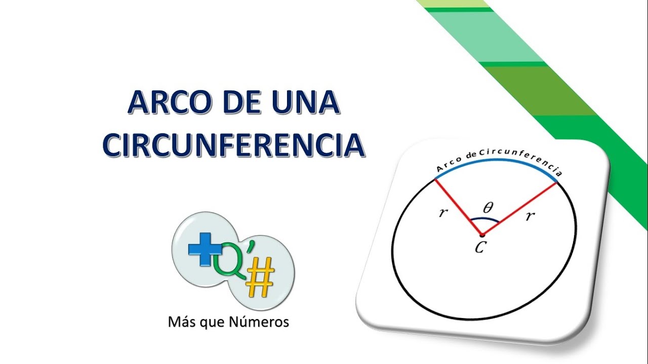 ARCO DE UNA CIRCUNFERENCIA/LONGITUD DEL ARCO DE UNA CIRCUNFERENCIA