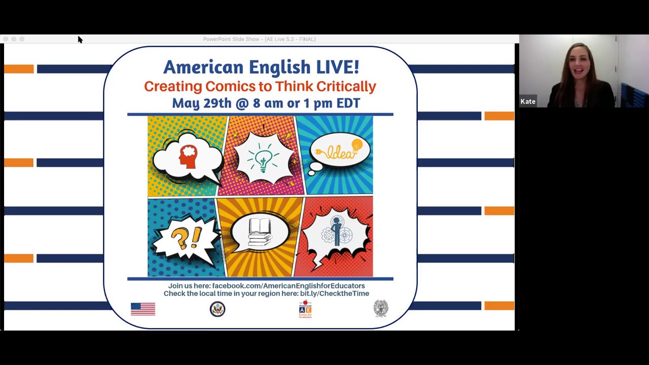 AE Live 5.3: Creating Comics to Think Critically