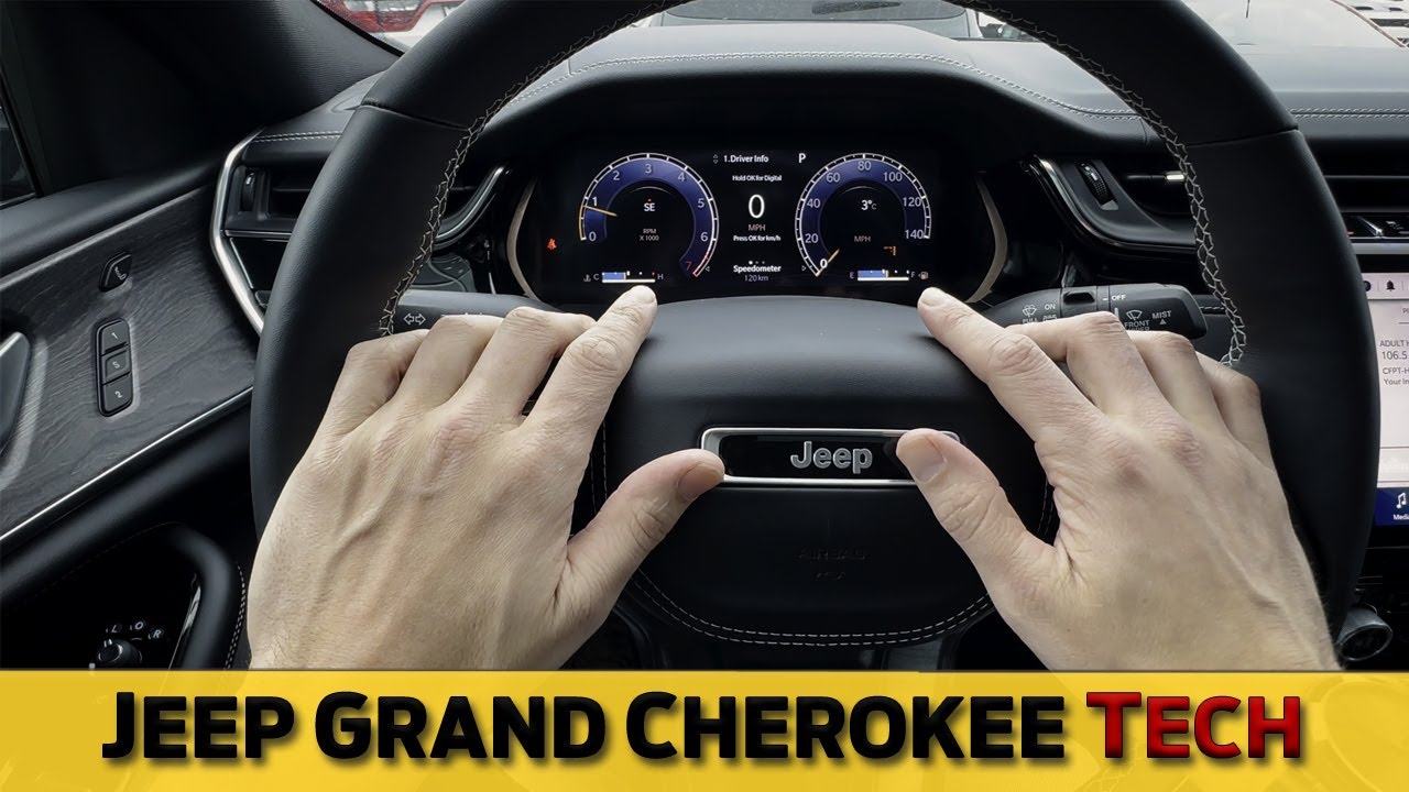 Jeep Grand Cherokee Steering Wheel and Cluster (2022 - 2025 models)