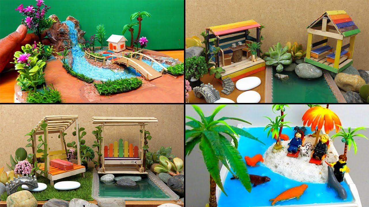 Making 5 Easy Miniature Fairy Garden Zen #92 Compilation | Crafts Ideas