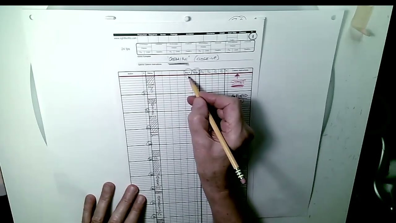 ANIMATION TIMING AND THE OLD-SCHOOL USE OF EXPOSURE SHEETS.
