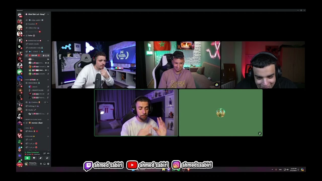full stream sabiri toto farouk danas bougassa (lmout dial de7k😂)
