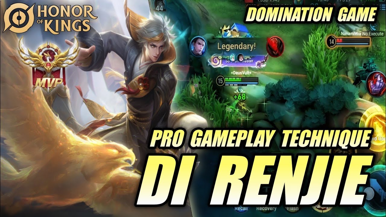 DI RENJIE Pro Gameplay Technique | Best Marksman Recommended Pick 💯% BROKEN - Honor of Kings (HOK)