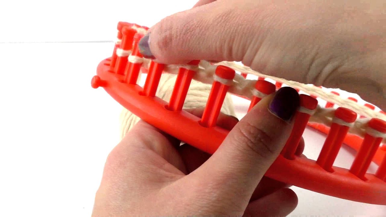 Knitting Loom Mütze Stricken | Stricken für Anfänger | Rundstricken Wintermütze