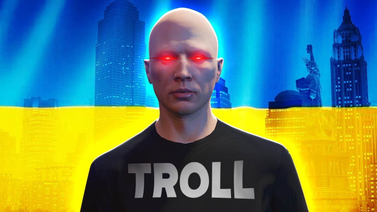 TROLLUJE GRACZY JAKO UKRAINIEC w FIVEM