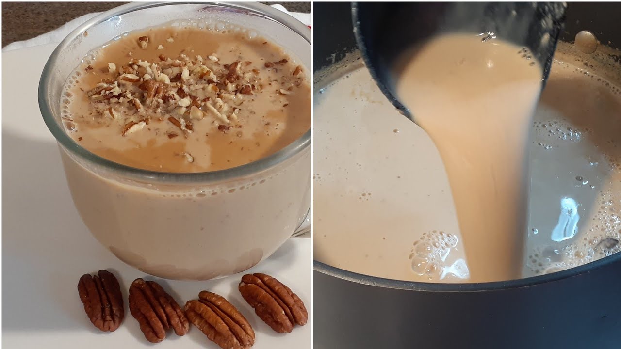CHAMPURRADO DE NUEZ/ATOLE DE NUEZ😋DELICIOSO y muy FÁCIL de PREPARAR/El SECRETO está en la HARINA
