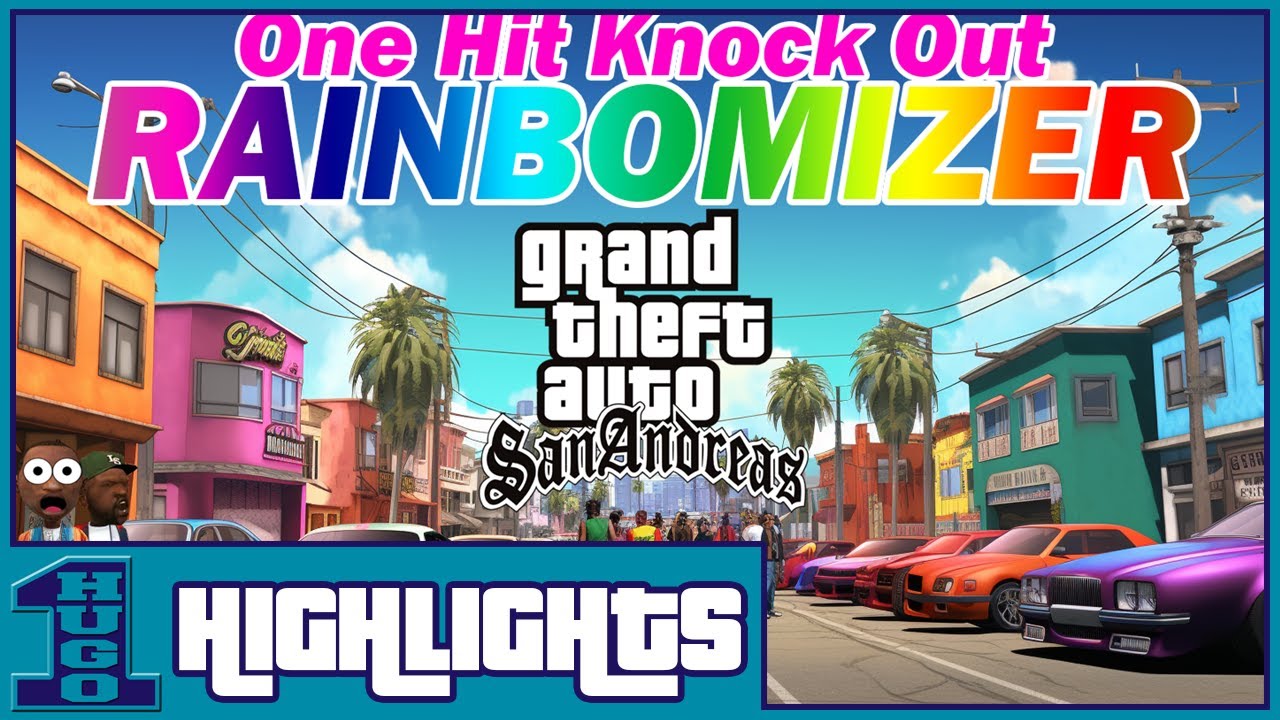 Провалы и забавные моменты в GTA Speedrun #81 — One HP Rainbomizer Лучшие моменты в GTA San Andre...
