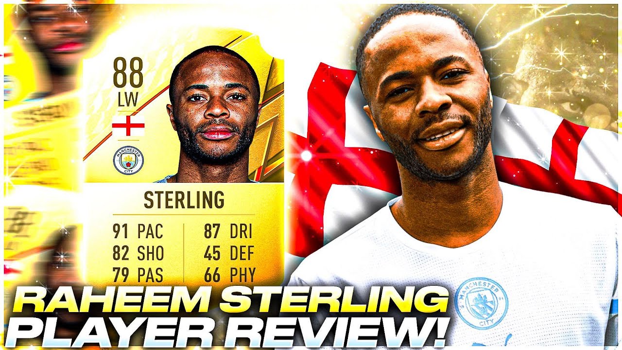 RAHEEM STERLING REVIEW! | FIFA 22 PLAYER REVIEWS | OBEZGAMING