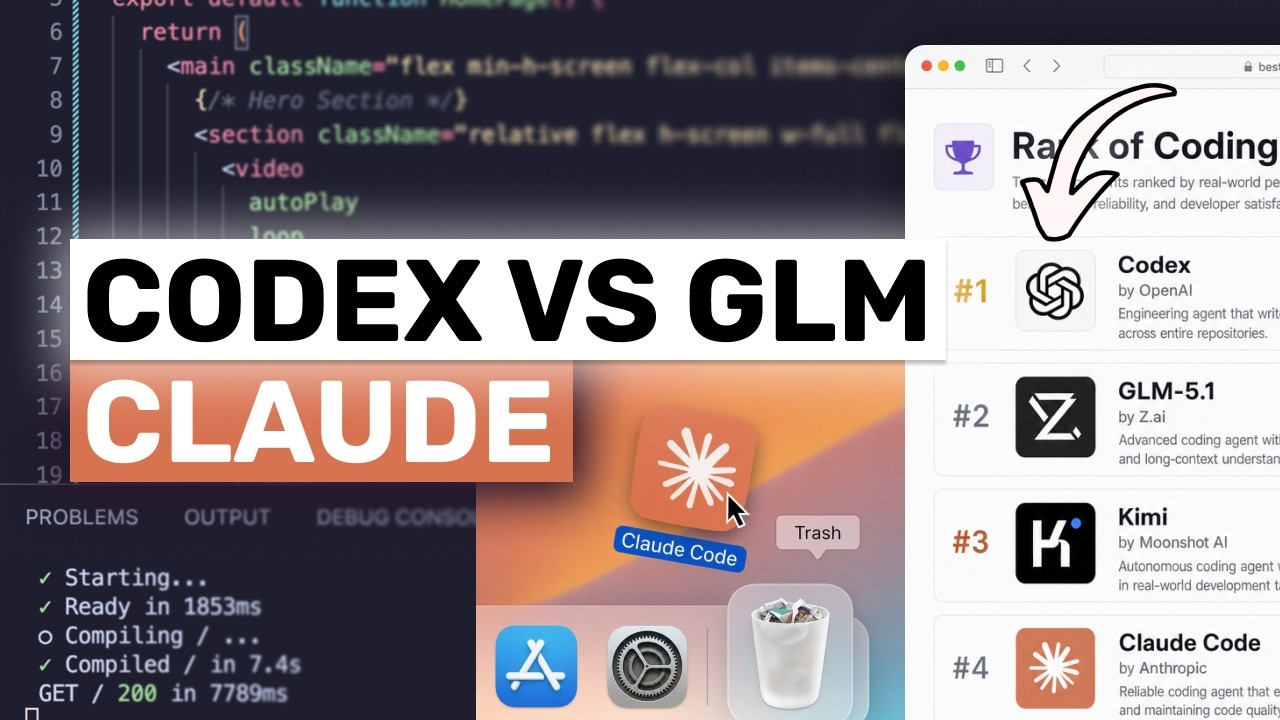 Claude Code VS Codex VS GLM VS Kimi: Я протестировал КАЖДОГО агента ИИ-программирования... Вот мо...