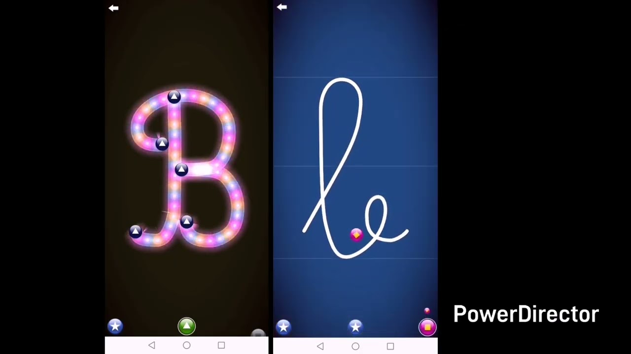 Letter School: French Cursive Alphabet Uppercase And Lowercase - Level 1 - Aa to Ee