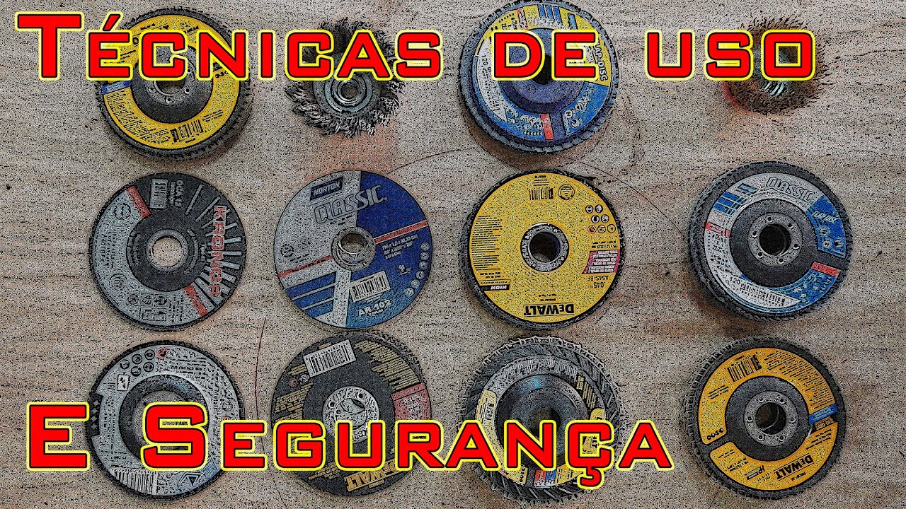 Discos e Escovas para esmerilhadeira, como usar cada um - Serralheria DIY