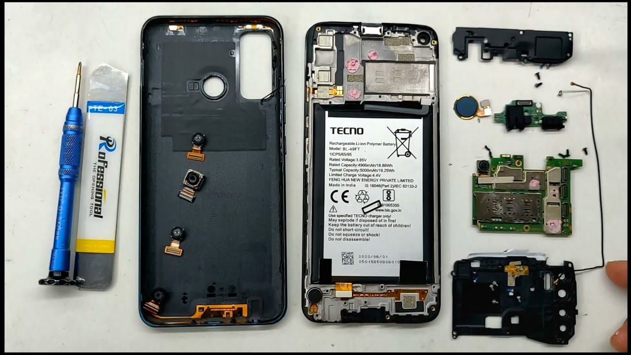 Tecno Spark 5 tKD7h Disassembly || How To Open Tecno Spark 5