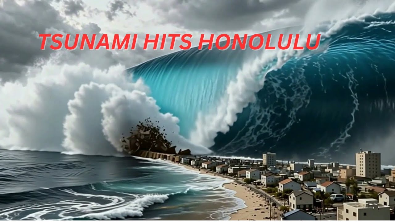 Tsunami Hits Honolulu &ndash; Cinematic Scenario