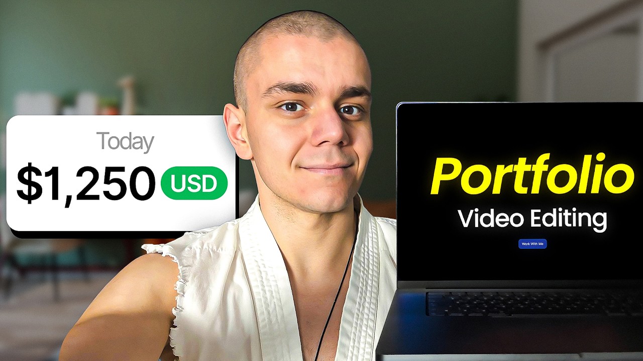 Create a PROFESSIONAL Video Editing Portfolio 2026 (Template Included)
