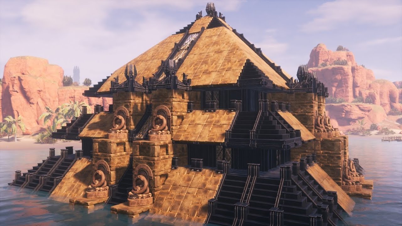 HOW TO BUILD A PYRAMID - CONAN EXILES isle of siptah