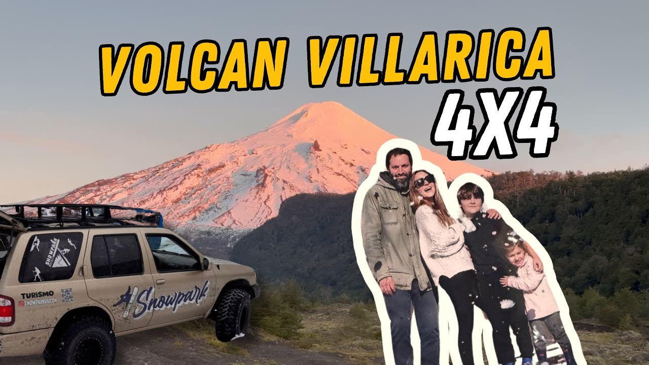 Así es llegar al Volcán Villarrica en 4x4 | Explorando Pucón, Chile 🇨🇱 [EP. 32 T1]