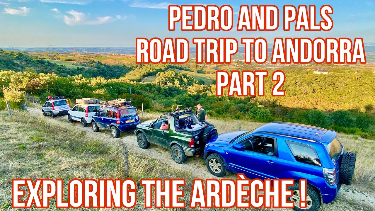 Fiat Panda 4X4 - Road Trip To Andorra Part 2 - Exploring The Ardeche