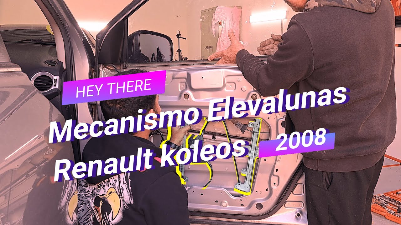 Renault Koleos ELEVALUNAS No funciona... COMO SUSTITUIRLO.