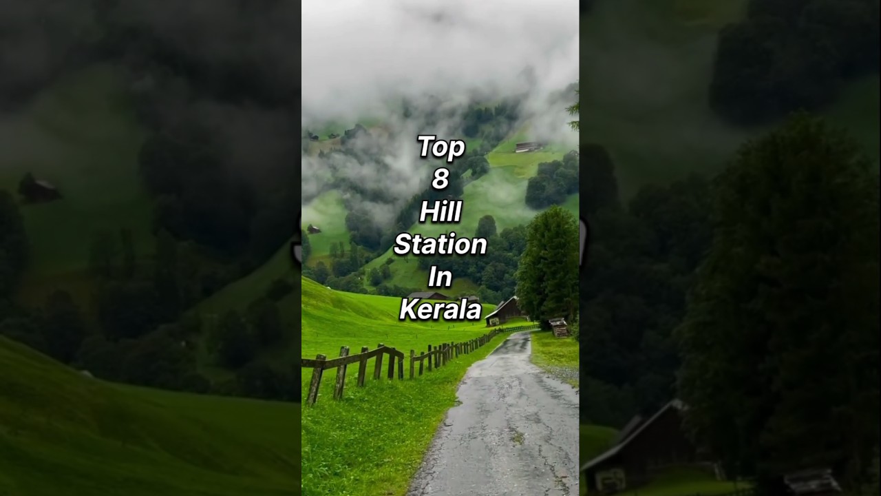 Top 8 hill stations in Kerala 🍃🏔#travel #explore #shorts