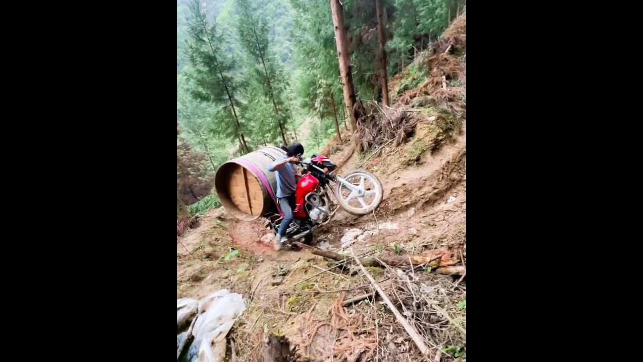 Riding video Difficult mountain road #motorbikerider #motorbikelife