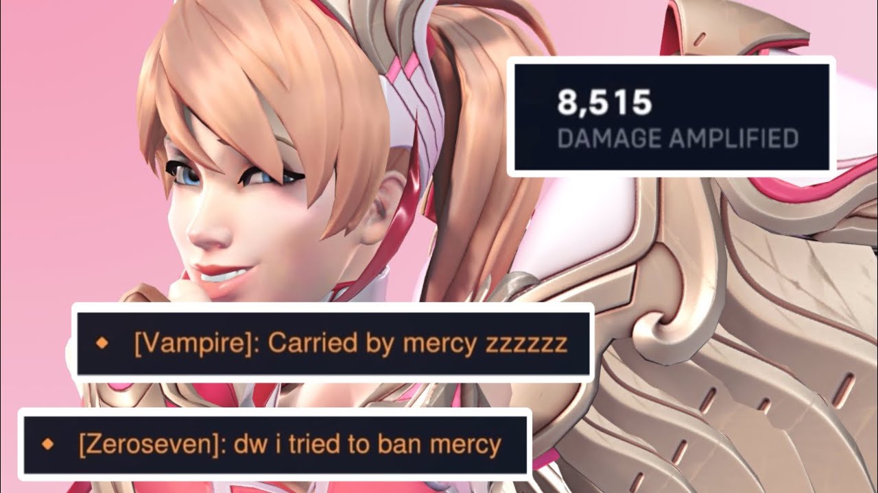 8K DMG Amp Pocket Mercy 💗 Console Mercy Main &ndash; Overwatch 2