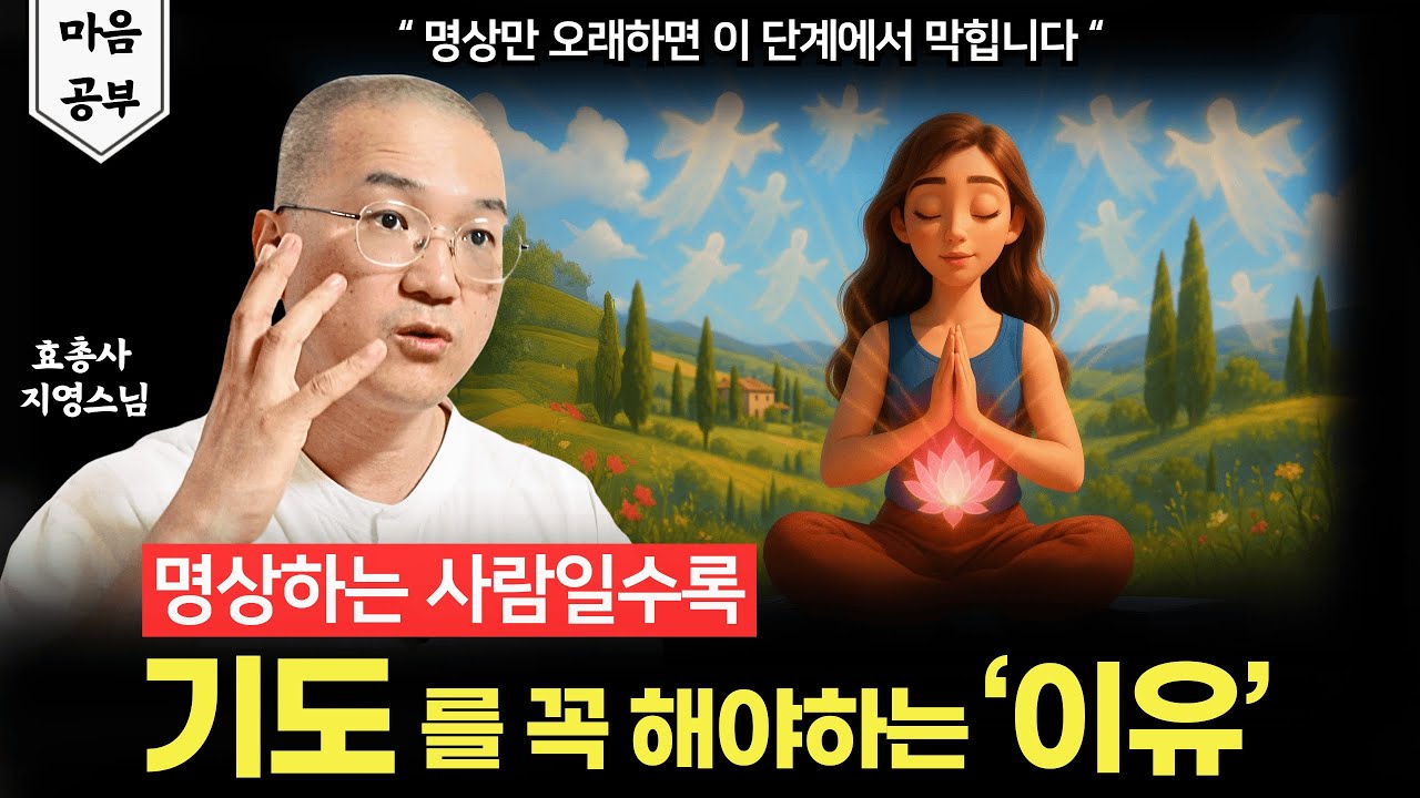 명상만 오래하면 이 단계에서 막힙니다. 그때 이렇게 하세요. | 효총사 지영스님