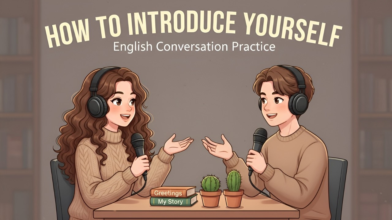 English Podcast For Easy English Conversation  How To Introduce Yourself Confidently  Learn English