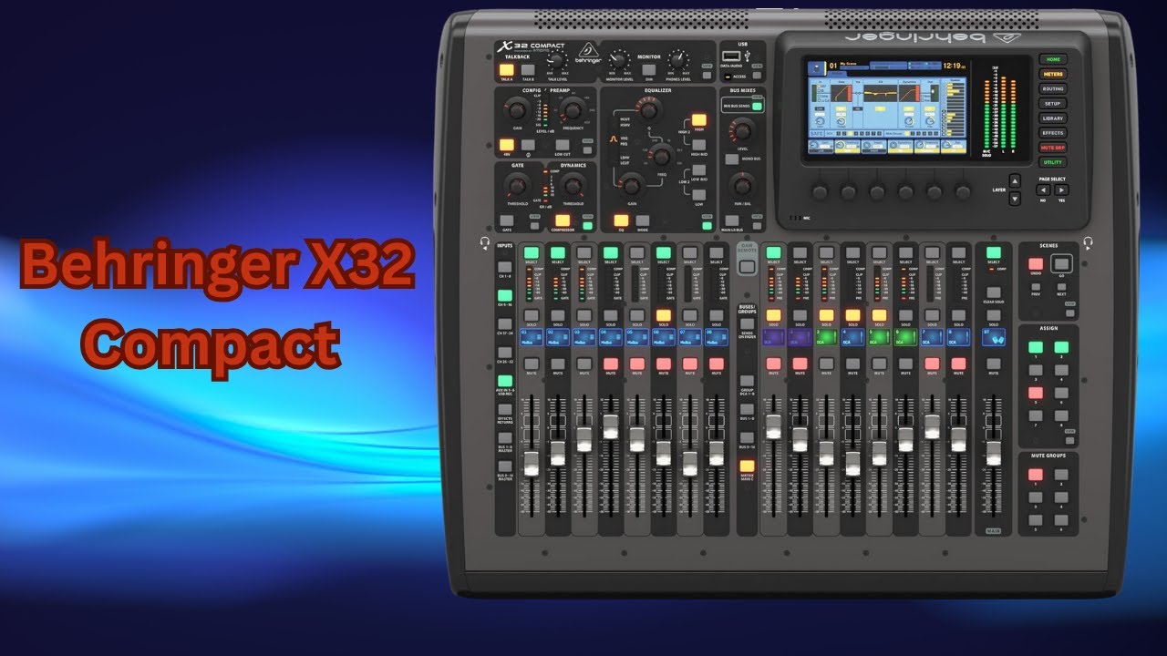 Behringer X32 Compact Mixer – Upgrade Your Audio Setup – REVIEW