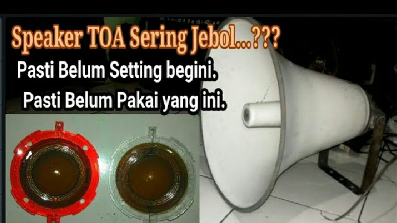 Cara mengatasi speaker toa sering putus