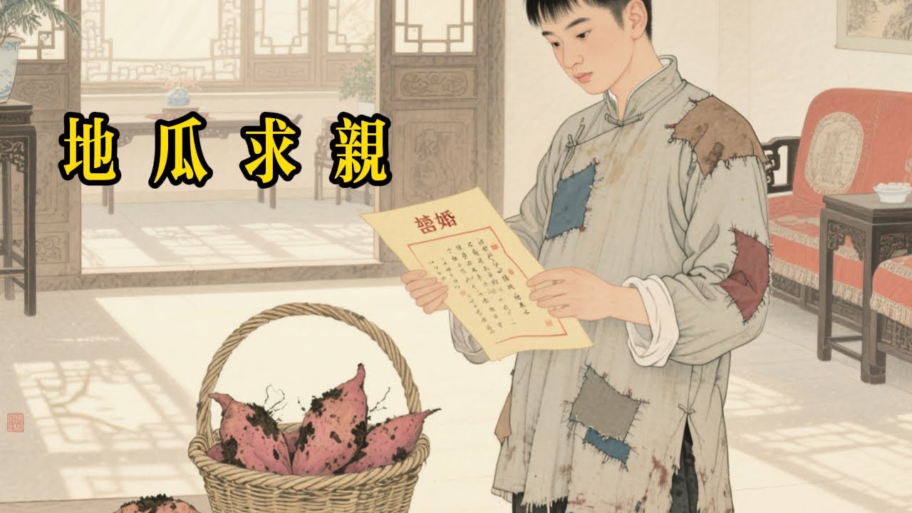 窮小子帶地瓜娶亲，嫡姐臨陣換親讓庶妹代嫁，哪知地瓜里藏着潑天富貴，嫡姐跪地哭喊著要換回來！民间故事、反转、逆袭、爽文、因果#民间故事 #故事頻道 #逆袭 #爽文 #反转