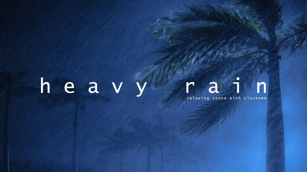 Fall asleep Hypnotist to heavy rain, strong winds & terrible storm sounds on a stormy night.