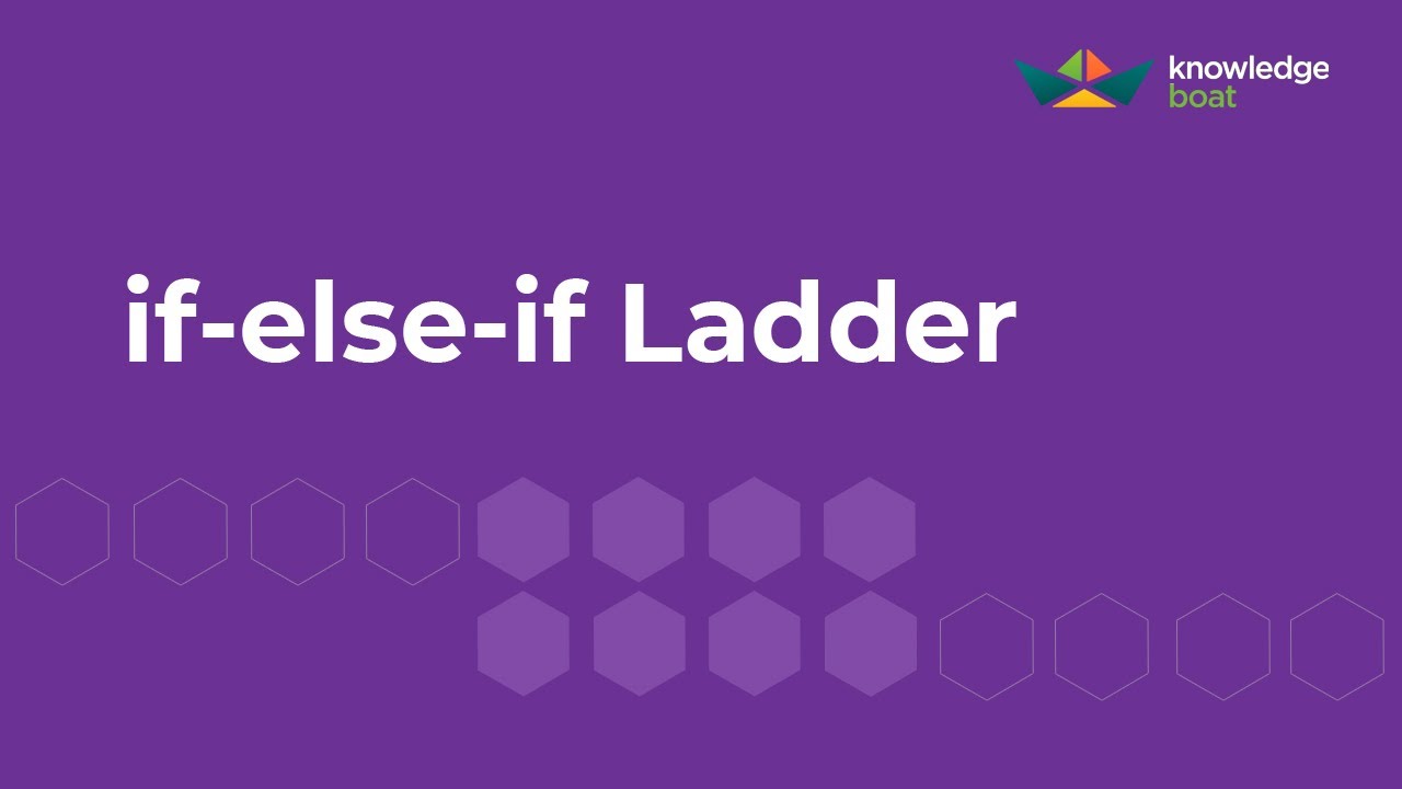 if else if Ladder | ICSE Computer Applications | Java & BlueJ