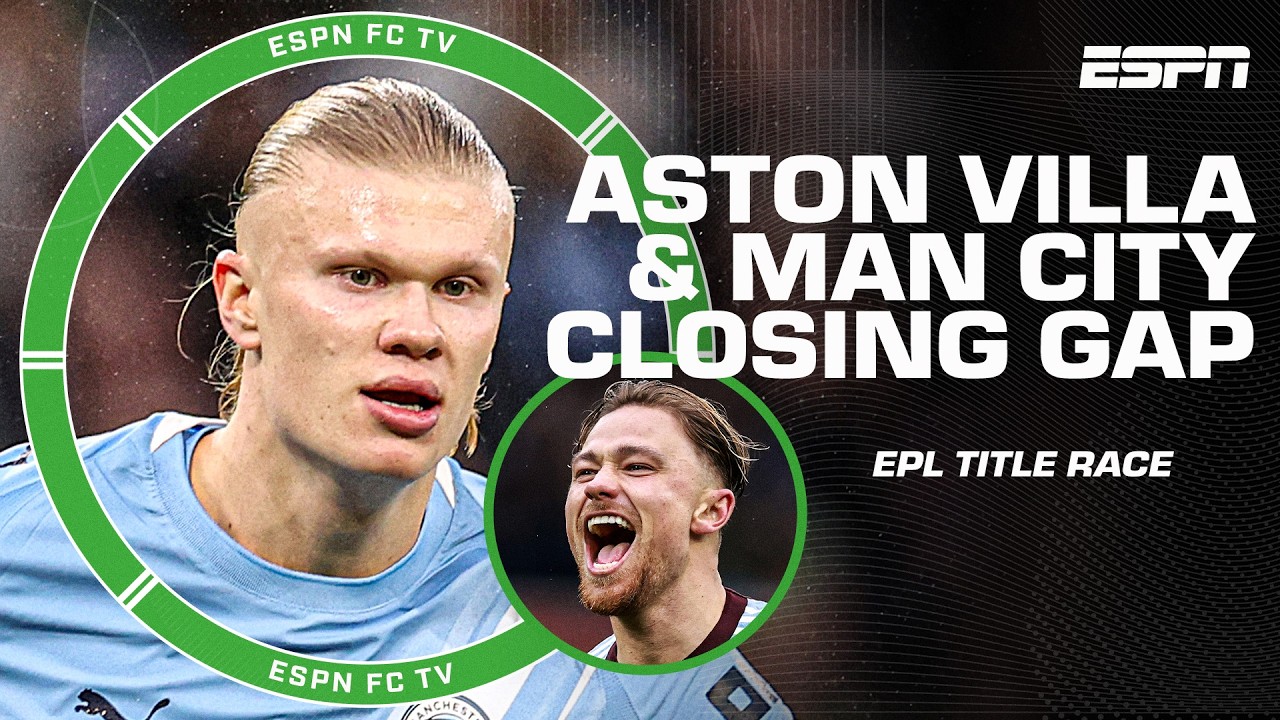 Arsenal's lead shrinking in EPL title race 👀 Reaction to Aston Villa & Man City's wins | ESPN FC