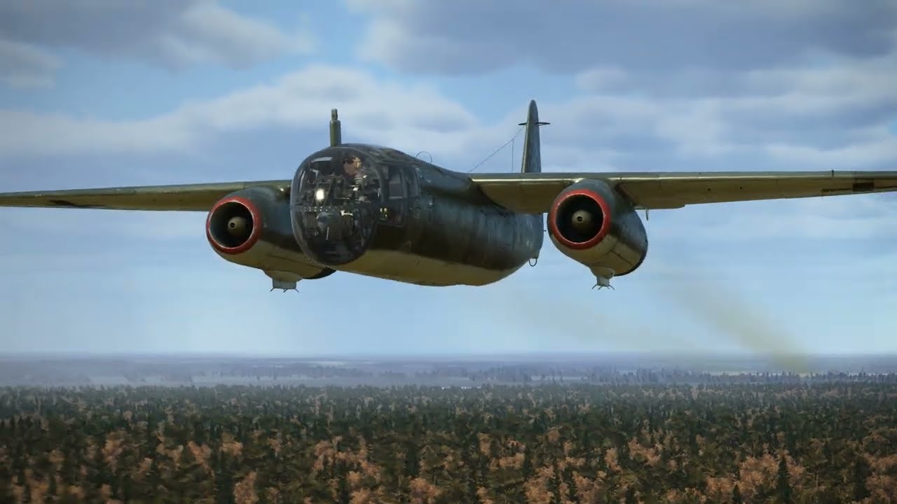 Il2 - Great Battles / Arado Ar234 Attack with unexpected companion