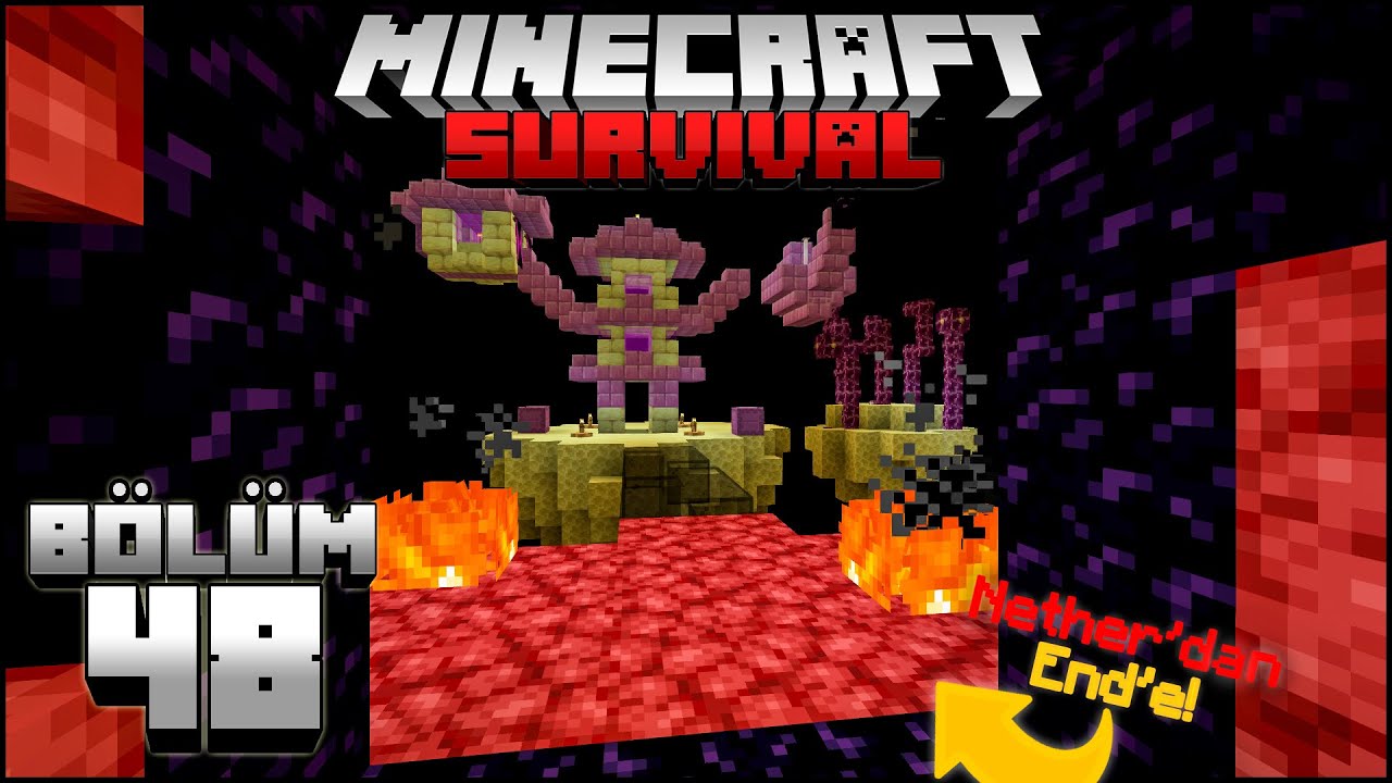 MUHTEŞEM END PORTAL ODASI !! (Mini End City)┇Minecraft Survival ▹Bölüm 48