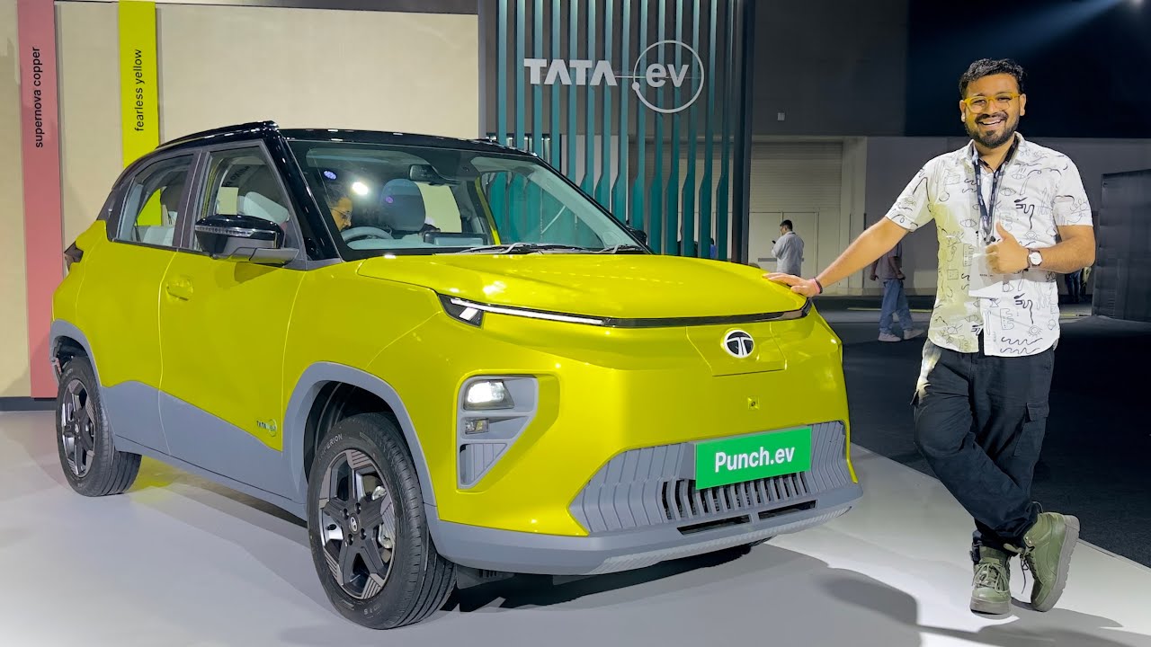 TATA PUNCH EV BASE MODEL : TOp Model : 6.49 Lakh : Punch EV Facelift : First impression ✅