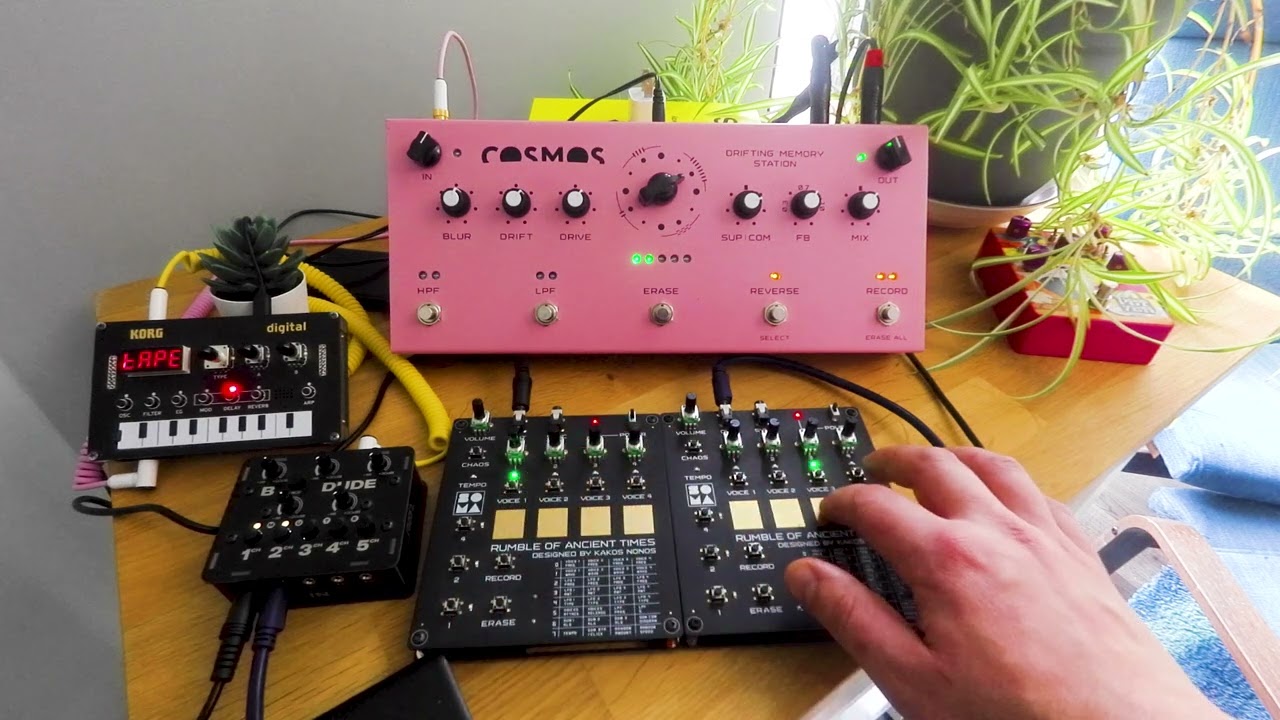 Soma Cosmos with 2 Rumble of Ancient Times, Korg NTS-1, Ambient, Soundscape, Drone, Space Music