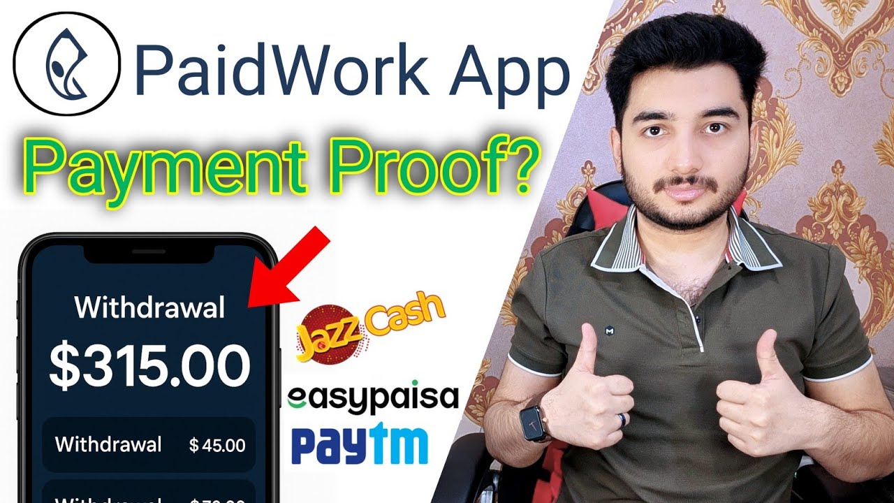 Paid Work App Se Paise Kaise Kamaye - Paid Work App payment Proof - Full Explain in